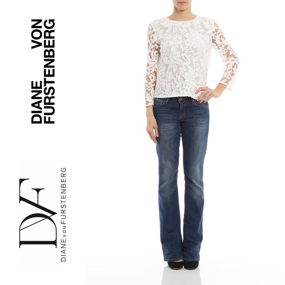 DIANE VON FURSTENBERG Belle Sequined Floral Top in white - Picture 3 of 12